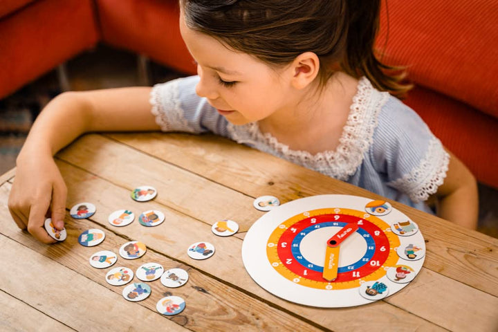 Nathan Rhythmus Uhrzeit und Zeit - Originelles Set zum Lernen von Kindern ab 3 Jahren, 31165