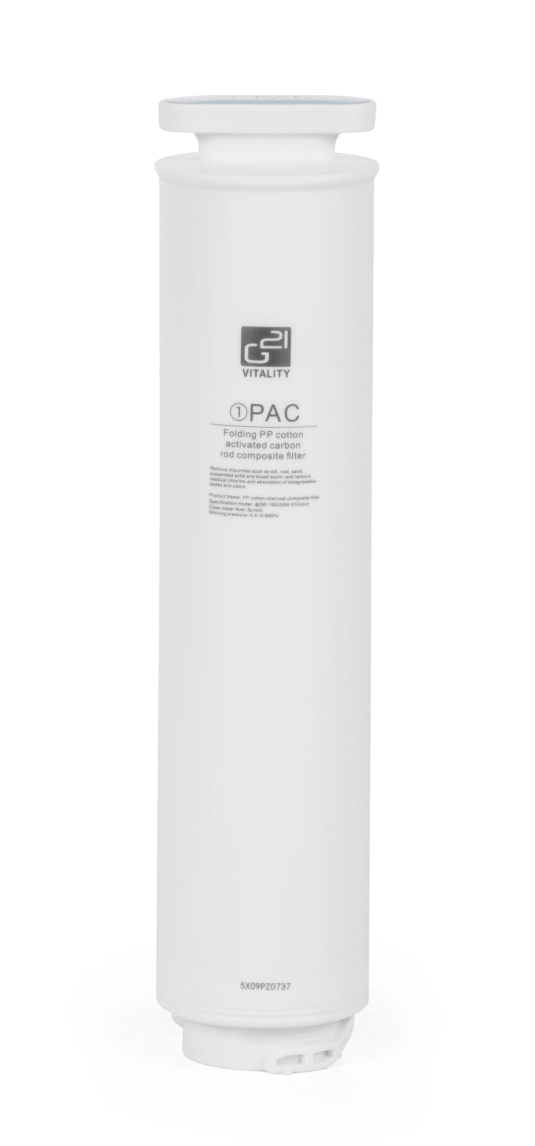 G21 Ersatzfilter PAC Osmo Pro | Kompatibel mit Osmo Pro Umkehrosmoseanlage, Filterwechsel alle 12–18