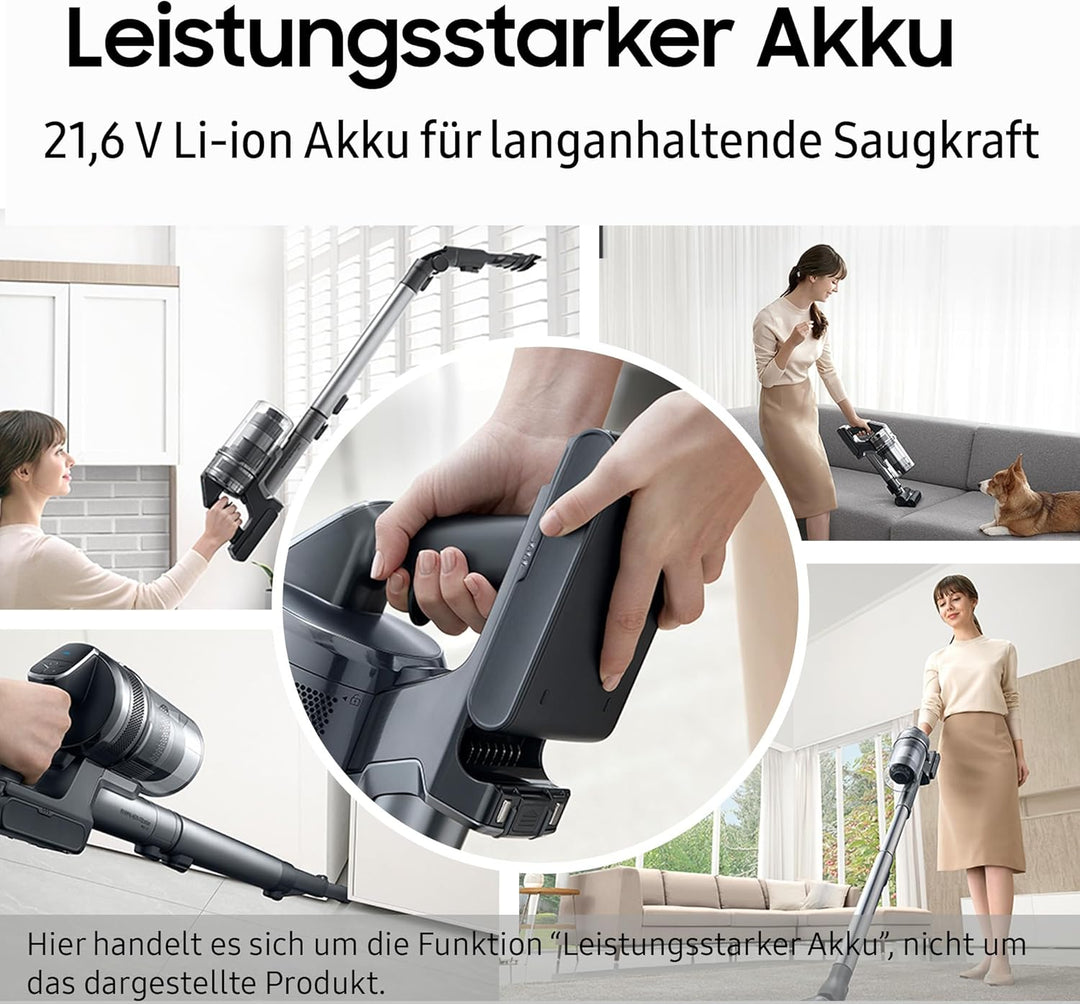 Samsung Wechselakku für Akku-Handstaubsauger Jet 60, Li-Ion-Akku, 1800 mAh, 21,6 V, Cotta Black, VCA
