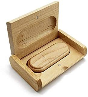 Anloter Wood Flash Drives 5 Pack Wooden USB Drive 32GB USB 2.0 Thumb Drive USB Flash Drive Wooden Me