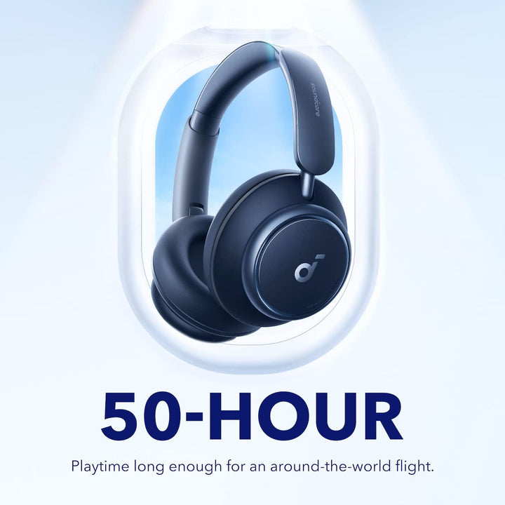 soundcore by Anker Space Q45 Bluetooth Kopfhörer, Adaptive aktive Geräuschunterdrückung bis zu 98%,