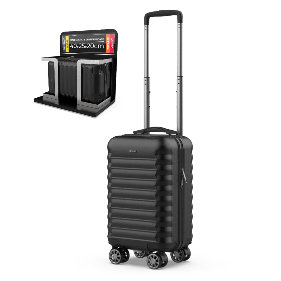 NUMADA - Reisekoffer Kabine 40 x 25 x 20 cm (20 l) Upfly Underseat 16 XXS mit abnehmbaren Rädern, Ka