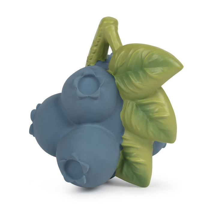 Oli & Carol - Baby-Beissring aus Naturkautschuk, Jerry the Blueberry, 9 cm