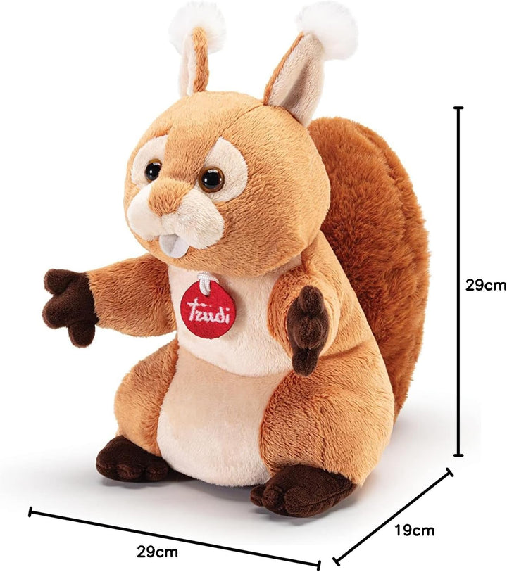 Trudi Puppets 29625 Plüsch Handpuppe Eichhörnchen 15 x 27 x 19 cm (S), Stofftier aus hochwertigen Ma