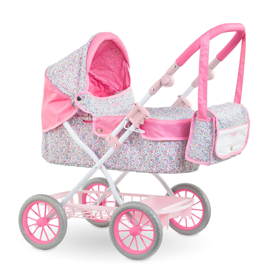 Corolle Floraler Kinderwagen, Zubehör für Puppen 36 cm, 42 cm und 52 cm, ab 3 Jahren, 9000141860