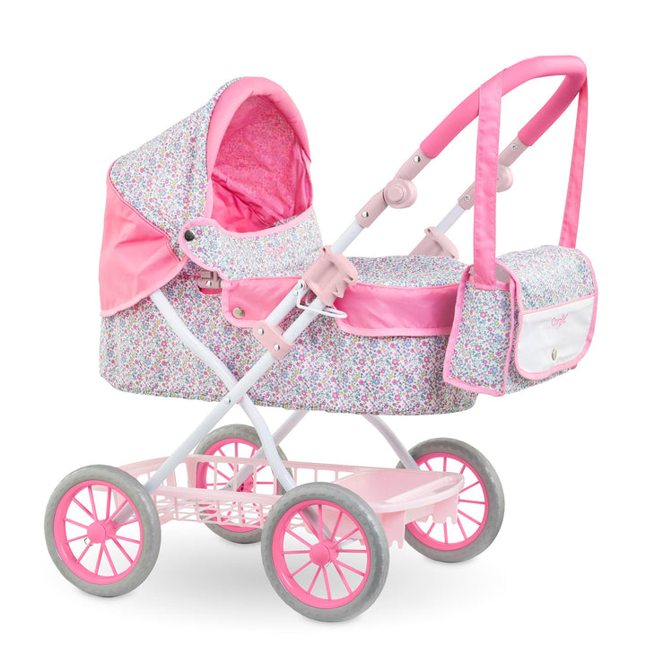 Corolle Floraler Kinderwagen, Zubehör für Puppen 36 cm, 42 cm und 52 cm, ab 3 Jahren, 9000141860