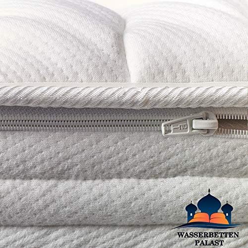 Premium Comfort Wasserbettbezug Silver-Line ION Protection mittig teilbar - alle Grössen - z.B. 200x