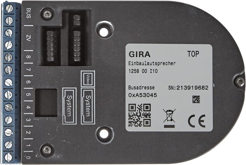 Gira 125800 Einbaulautsprecher, Braun