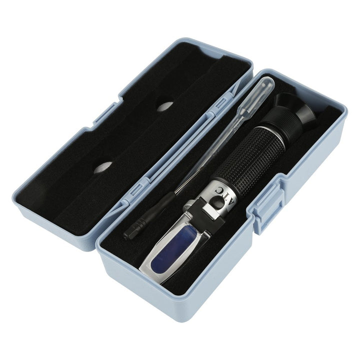 Klappinstrument -Kit, Refraktometer Präzise Brix Honig Bier Fruchtsaft Zucker Tester Meter Refraktom
