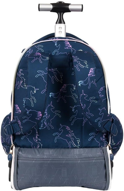 St.Right Sky Unicorn Rucksack Trolley Schule Elementare Medium Mädchen Damen Gross