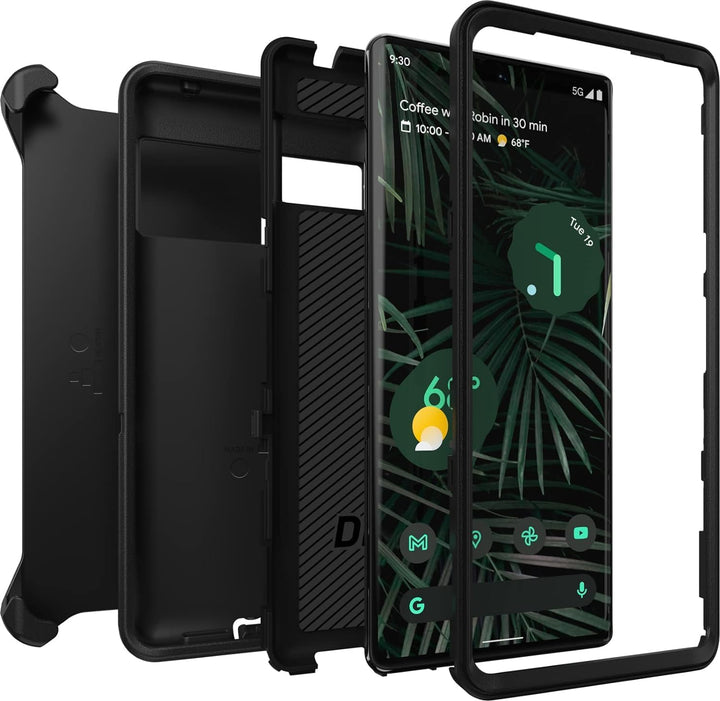 OtterBox Defender Series Schutzhülle für Pixel 6 Pro, Schwarz, schwarz
