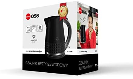 eldom C270C Wasserkocher | 1,7 Liter Kapazität | Teekocher mit hoher Leistung | Klassisches Retro De