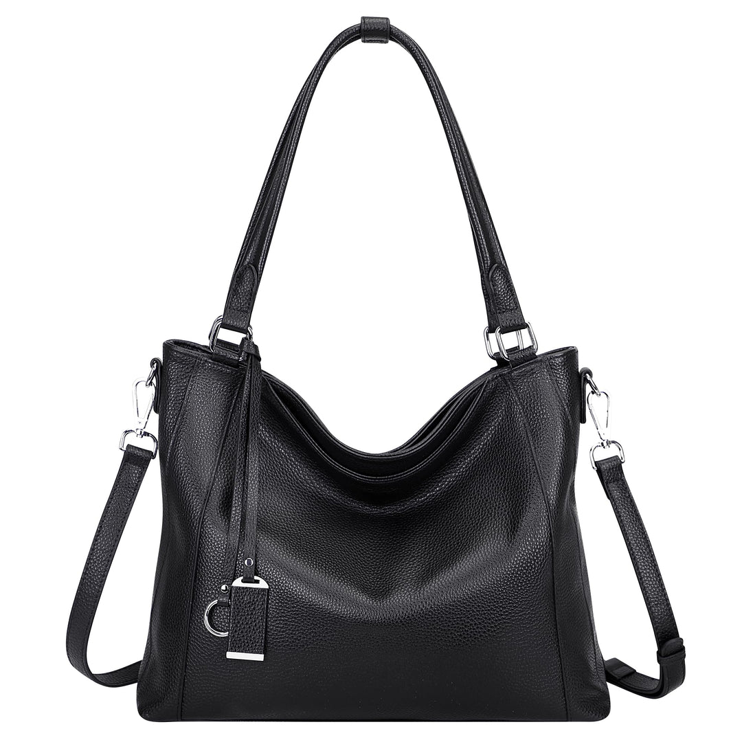 Soft Leather Handbags for Women Shoulder Hobo Bag Large Tote Crossbody Bag By OVER EARTH Grösse L, S