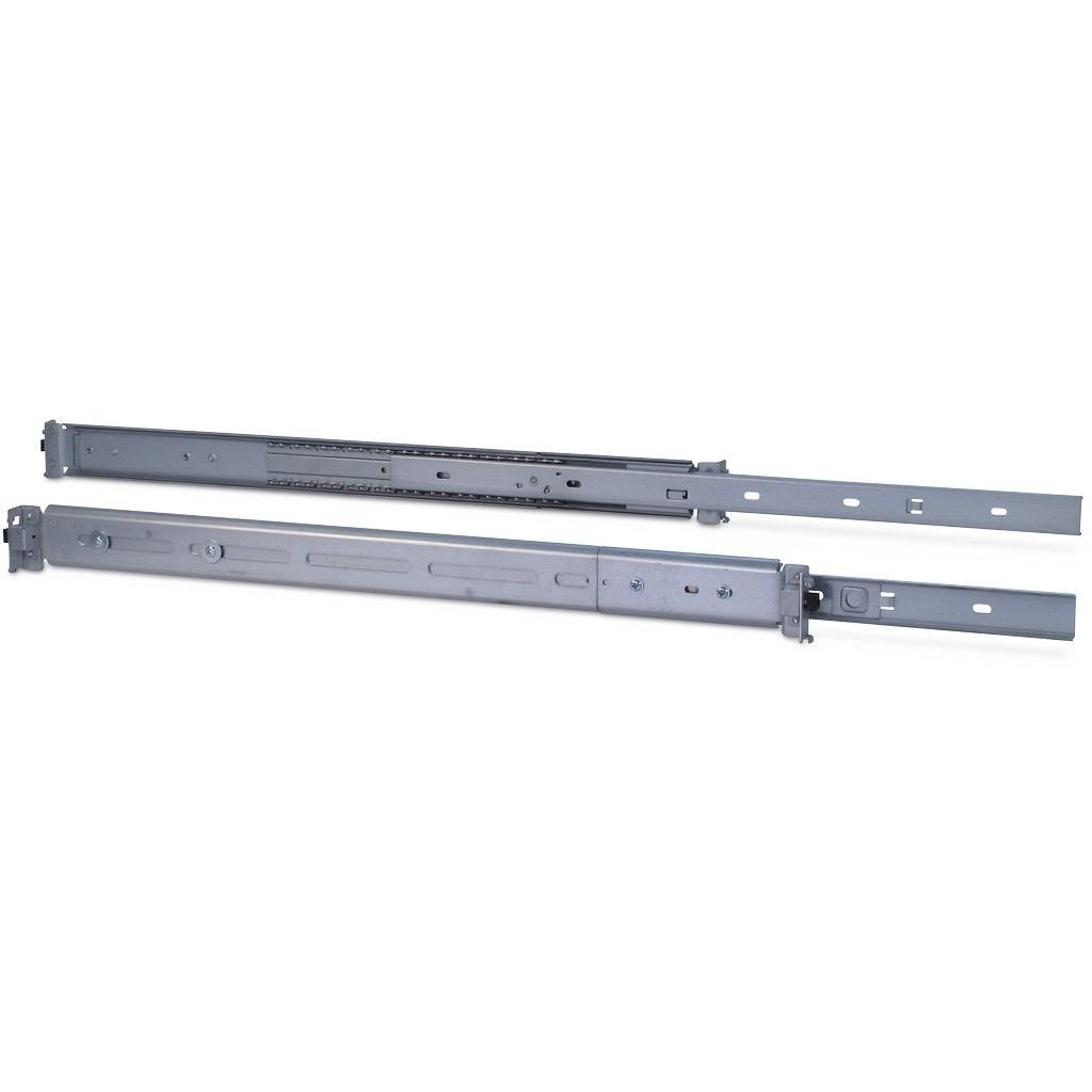 Inter Tech 88887221 Teleskopschienensatz mit Variabler Einbautiefe von 500-800 mm Silber