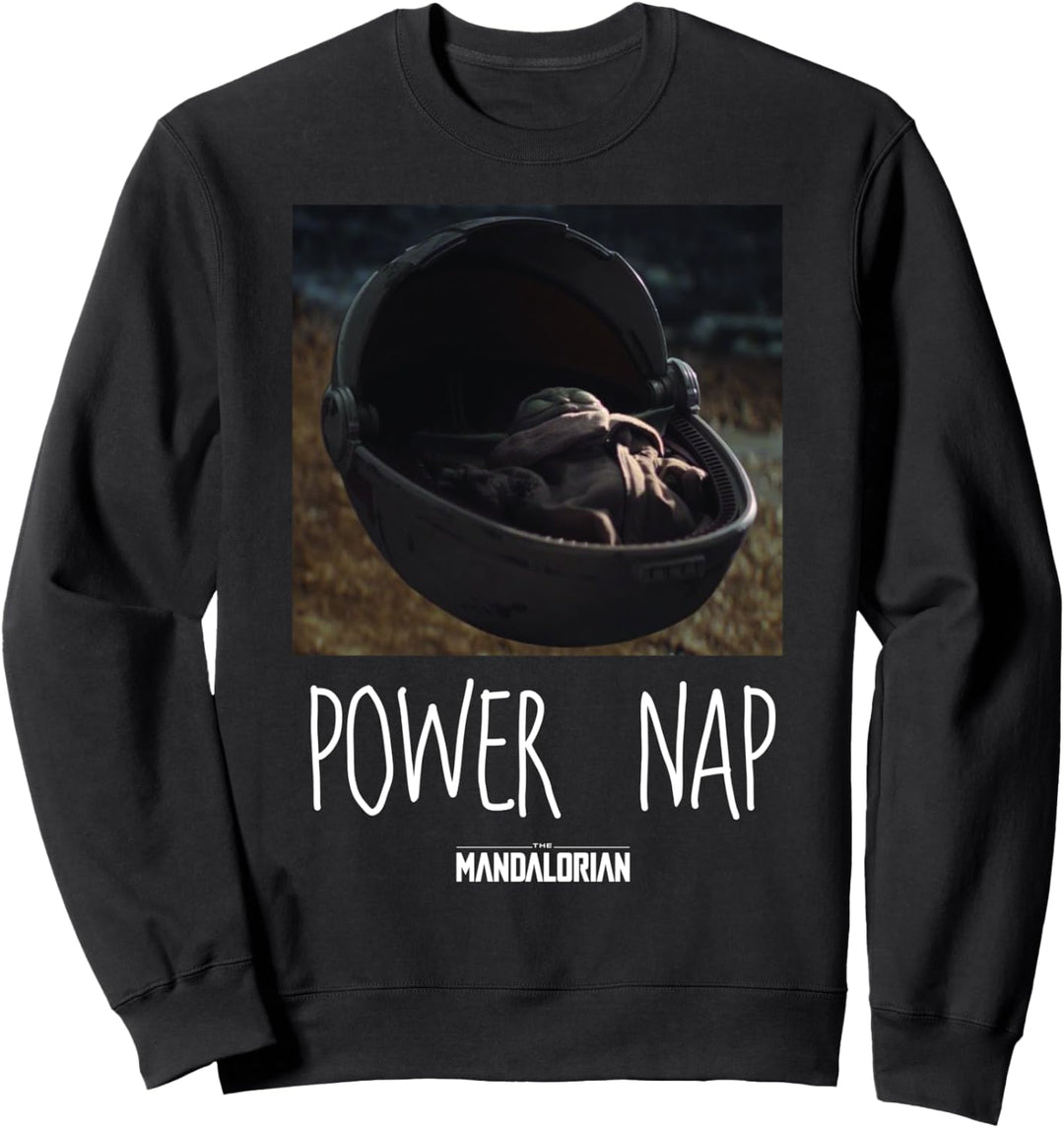 Star Wars The Mandalorian The Child Power Nap Portrait Sweatshirt