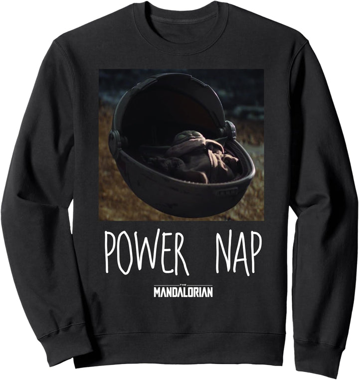 Star Wars The Mandalorian The Child Power Nap Portrait Sweatshirt