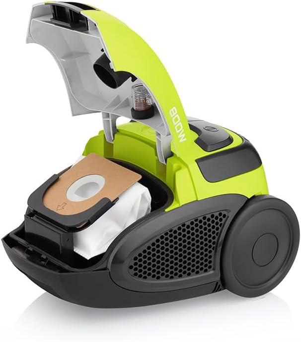 Staubsauger mit Beutel VC068G I 800 W I ECO-Motor I 2l Volumen I Grün