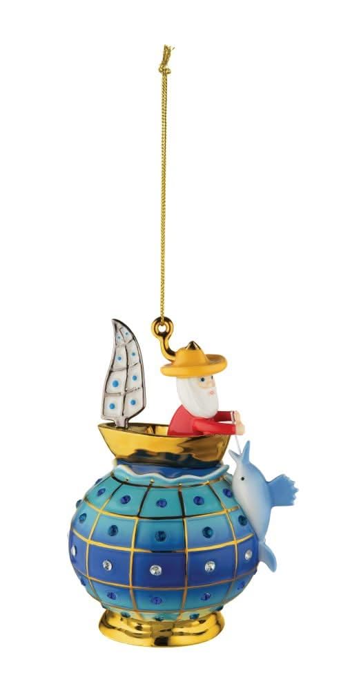 Alessi MJ16 12 Il vecchio E Il Mare Dekokugel, Porzellan
