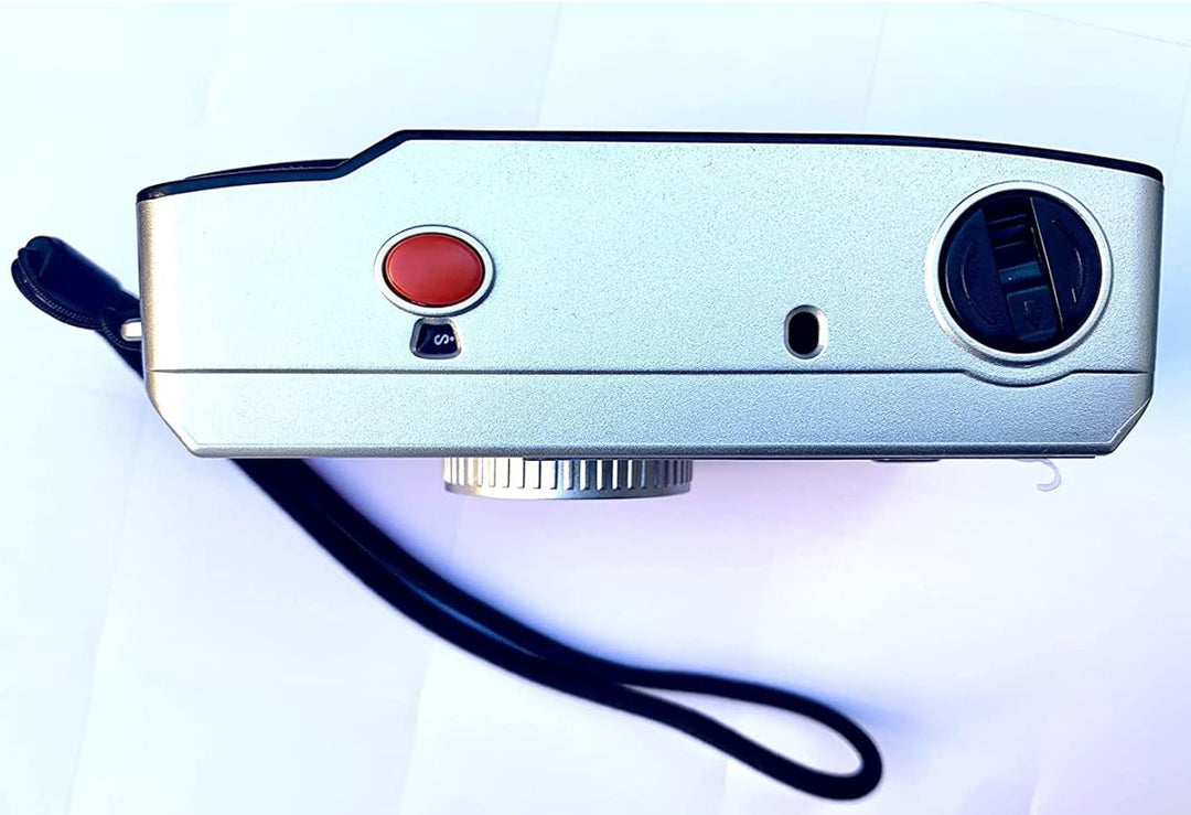 AgfaPhoto analoge 35mm Kleinbildfilm Foto Kamera braun + Farb Bilder Film + Batterie + KOMPLETTENTWI