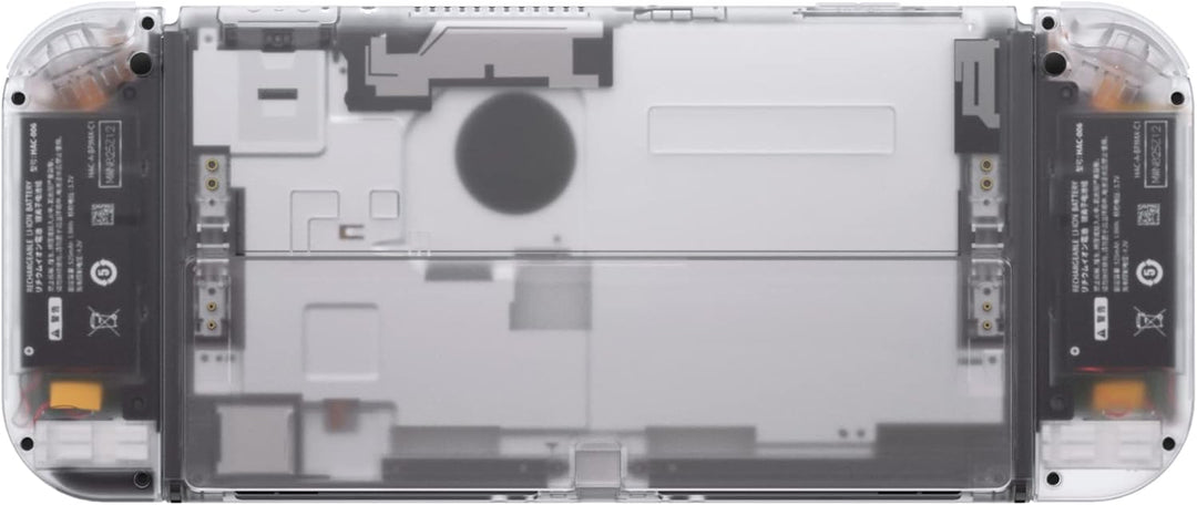 eXtremeRate Full Hülle für nintendo Switch OLED, DIY-Ersatz Konsole case & Kickstand, NS Joycon Gehä