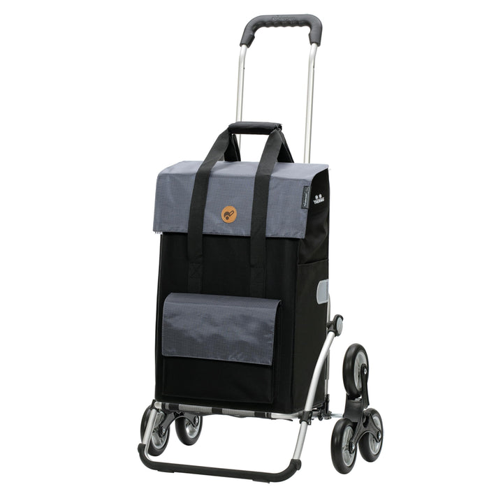 Andersen Einkaufstrolley Royal als Treppensteiger Alu klappbar mit Rad Ø 3 x 13cm und 43 Liter Tasch