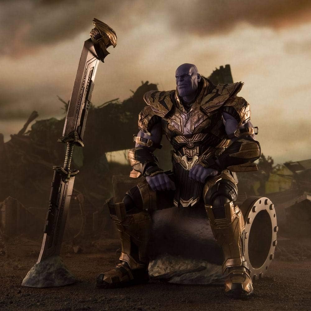 TAMASHII NATIONS Bandai Avengers: Endgame S.H. Figuarts Action Figure Thanos Final Battle Edition 20