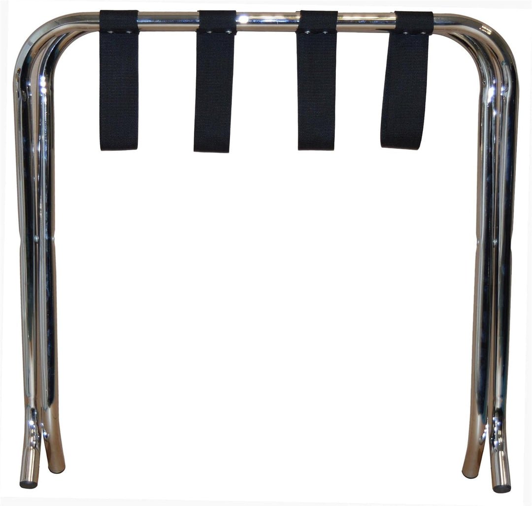 Harbour Housewares Kofferständer - zusammenklappbar - Metall - Verchromter Edelstahl