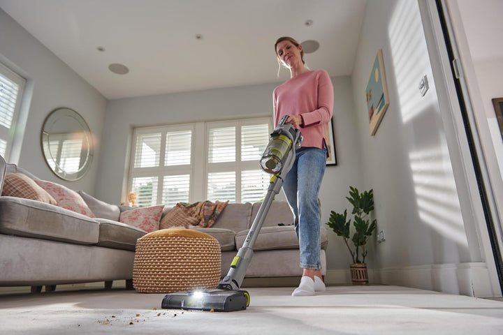 RYOBI 18 V ONE+ Brushless Akku-Staubsauger RSVS18BL-1C40GL, 90 AW Saugleistung, bürstenloser Motor,