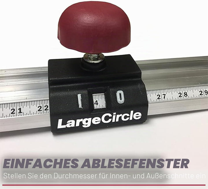 Milescraft 1219 CircleGuideKit, Schwarz, CircleGuideKit