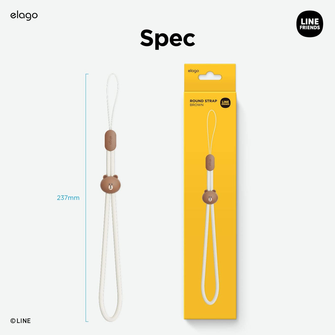elago Line Friends Schlüsselband, Handschlaufe, Handy-Anhänger, Schlüsselanhänger, Anti-Stropfen, zu