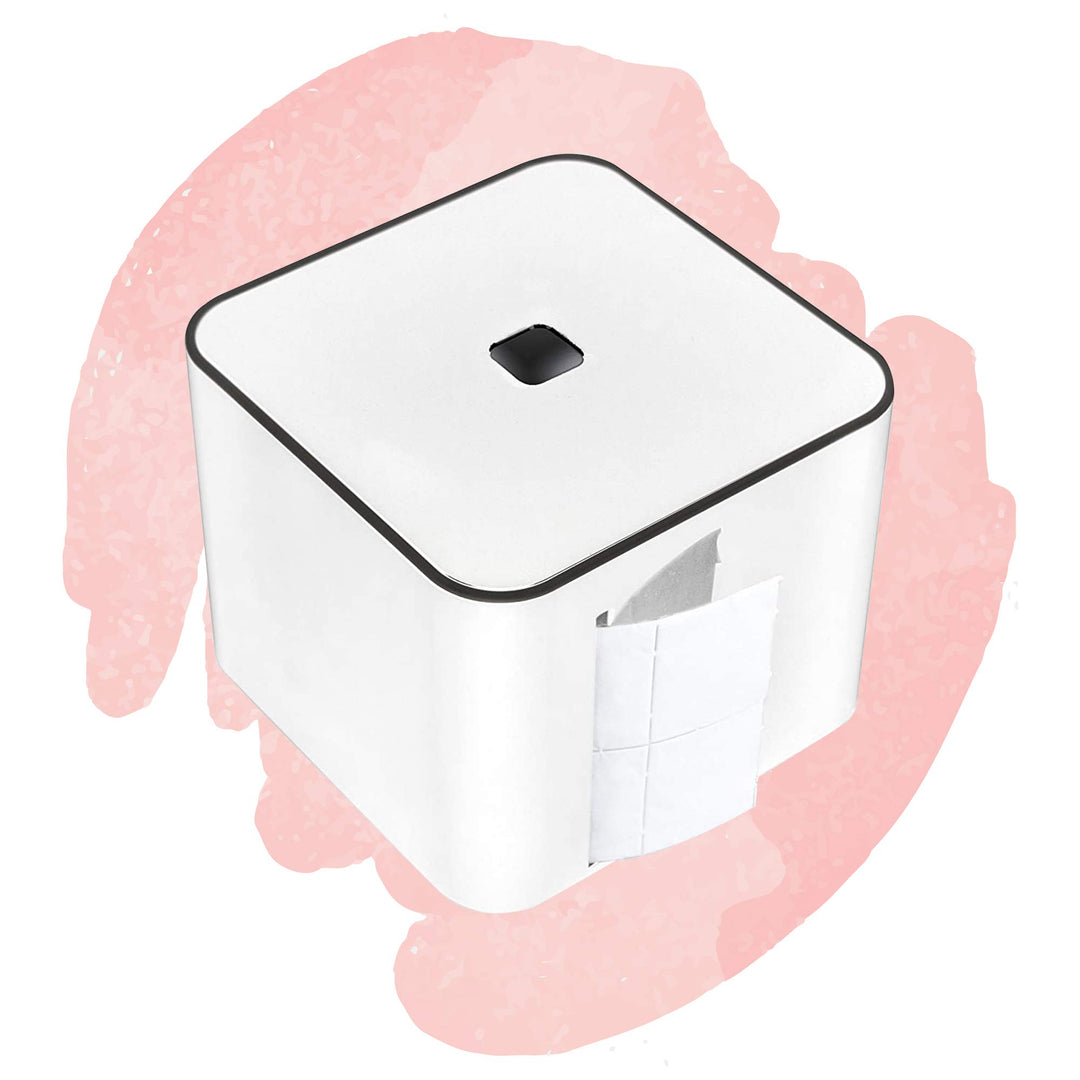 Clean Pad Box - The Cube - elegante Clean Pad Spender für Nägel Design - für professionelle Nagelstu