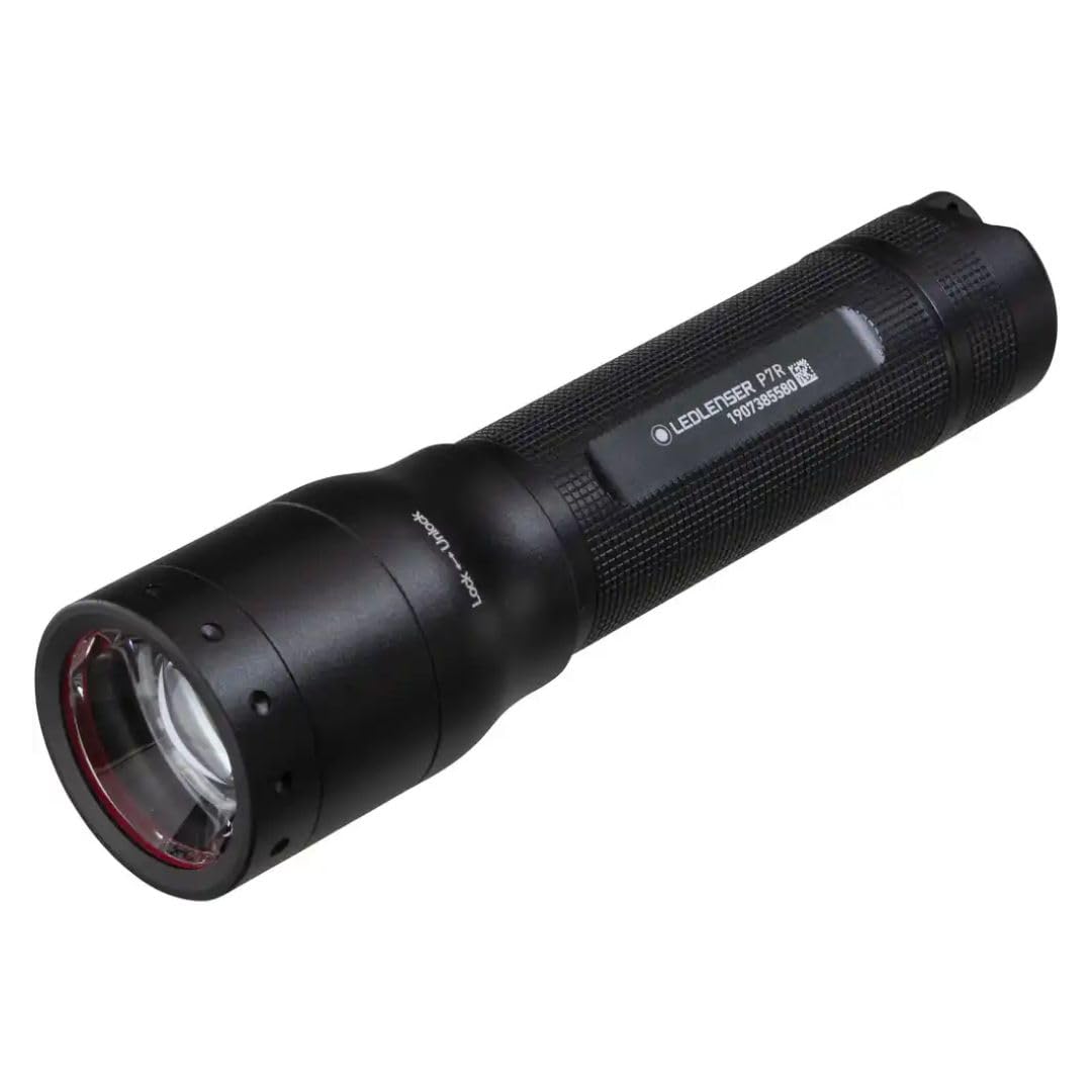 Ledlenser P7R LED Taschenlampe, fokussierbar, wiederaufladbar, mit Akku, 1000 Lumen, 210 Meter Leuch