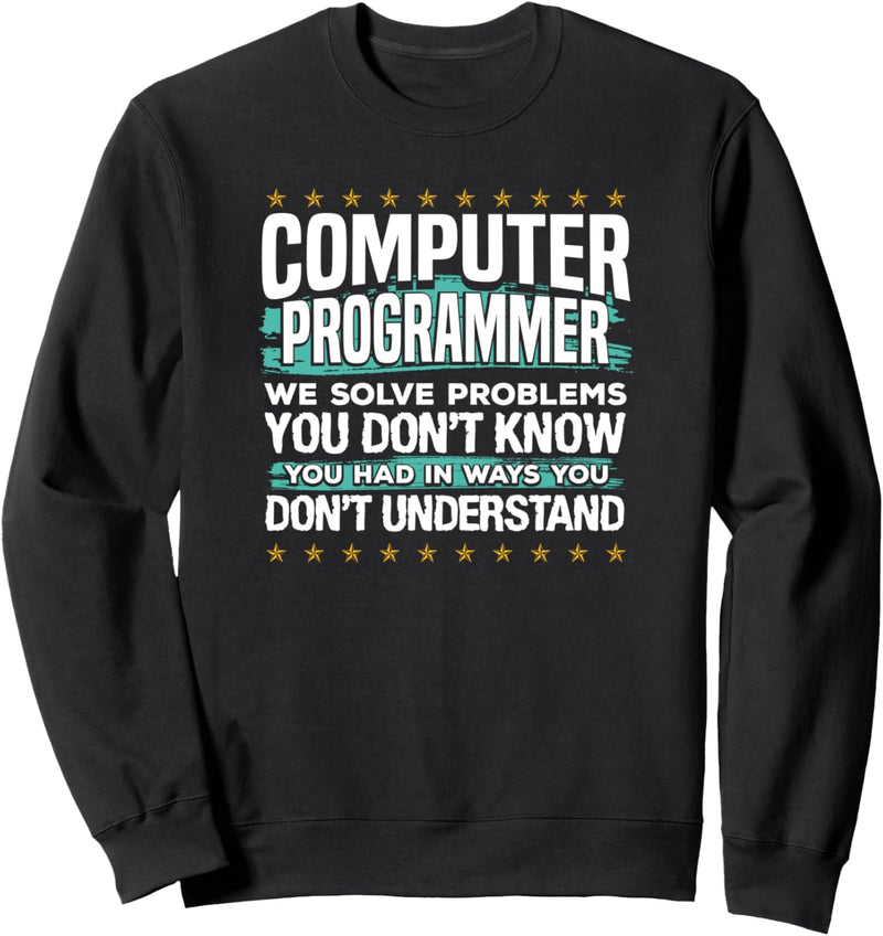 Computer-Programmierer, der Liebes-Computer-Geschenk-Shirt Sweatshirt