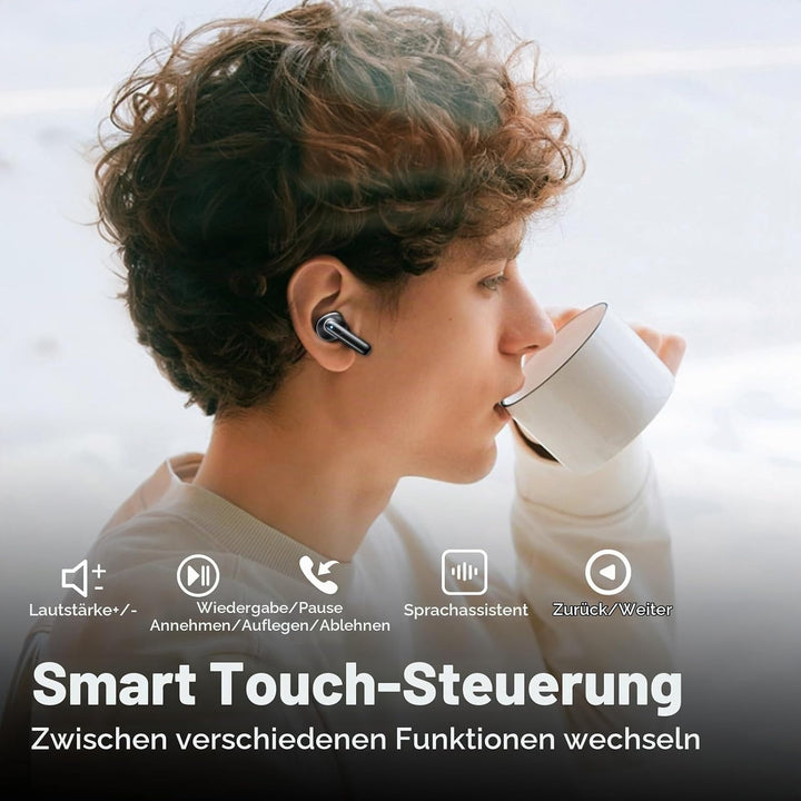 KI Kopfhörer Übersetzer, 42Std Bluetooth 5.4 Sprachübersetzer Kopfhörer mit 164 Sprachen, 7 Übersetz