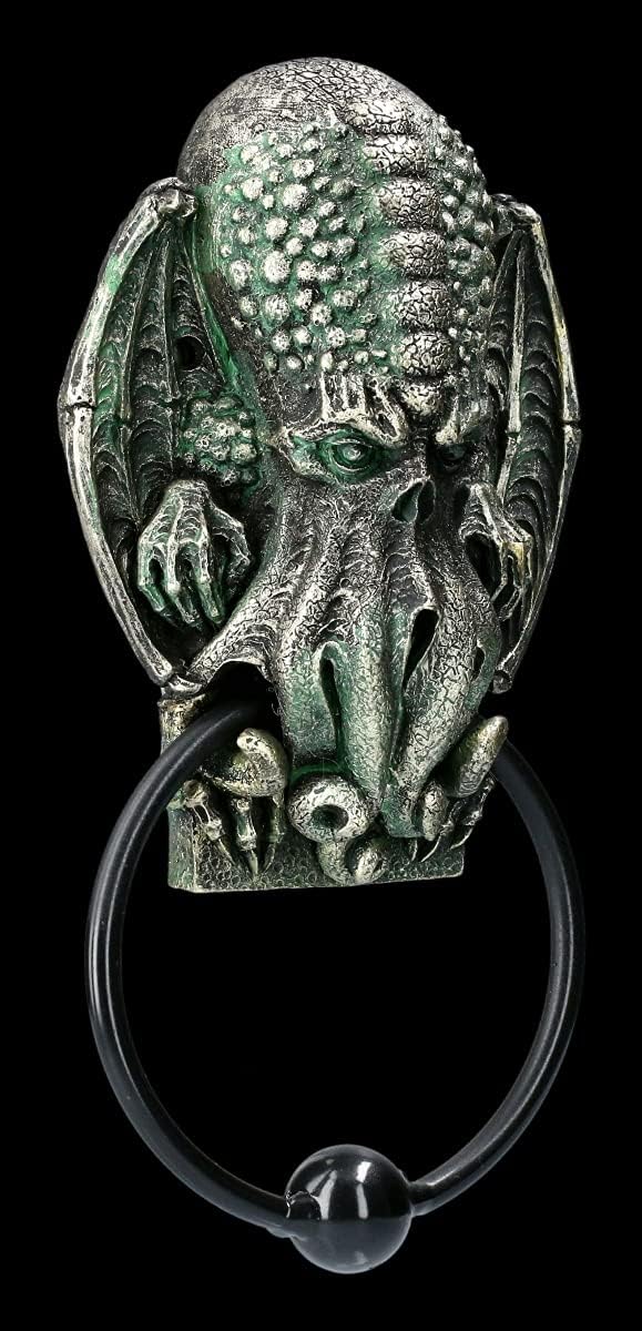 Figuren Shop GmbH Türklopfer Cthulhu | Kunststein | handbemalt | zum Hängen
