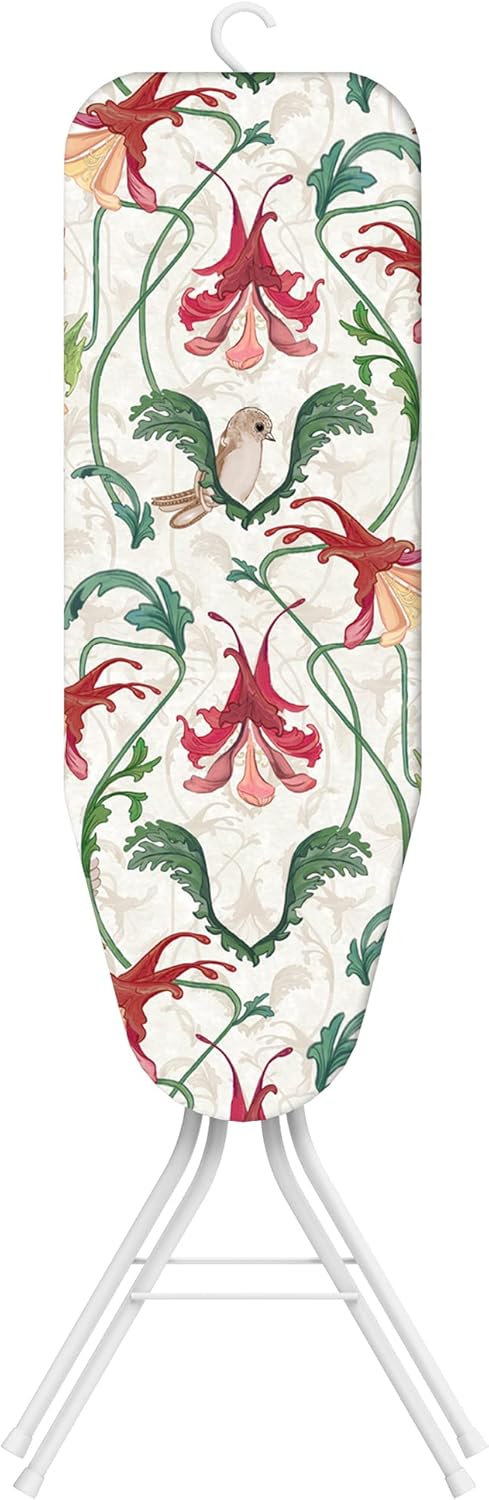 Rörets DampfBügelbrett Tempo Weiss - Patentiertes Bügelbrett für alle, die wenig Platz und Zeit habe