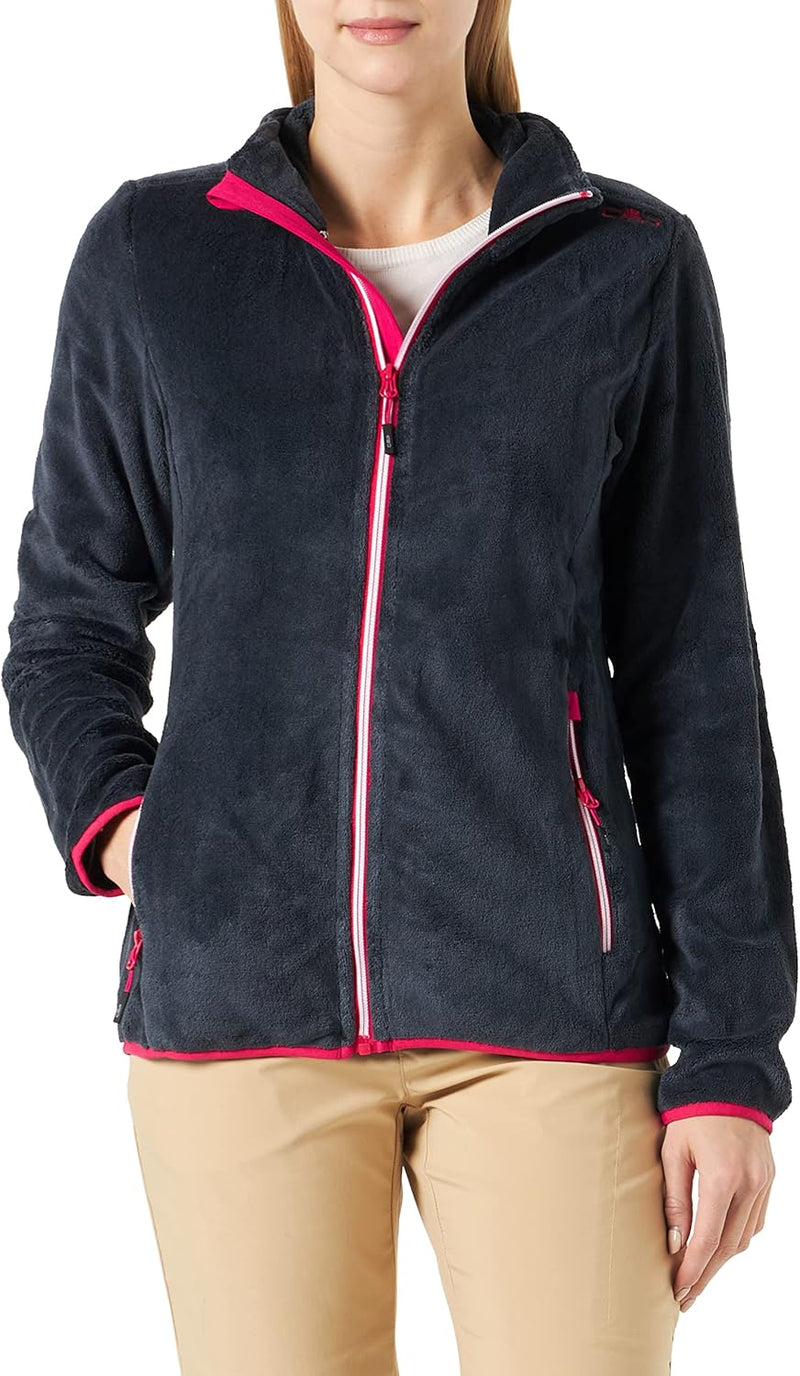 CMP Damen Damen-highloft-fleecejacke Jacket 36 Titan-Fuchsia, 36 Titan-Fuchsia