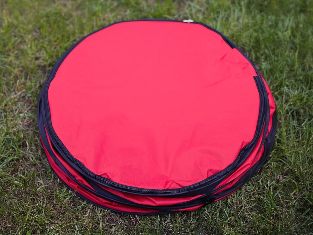 Hoopers Tonne für Hundesport 2 Stück, Hundetraining ohne Sprünge, Agility Barrel, einfacher Pop-Up A