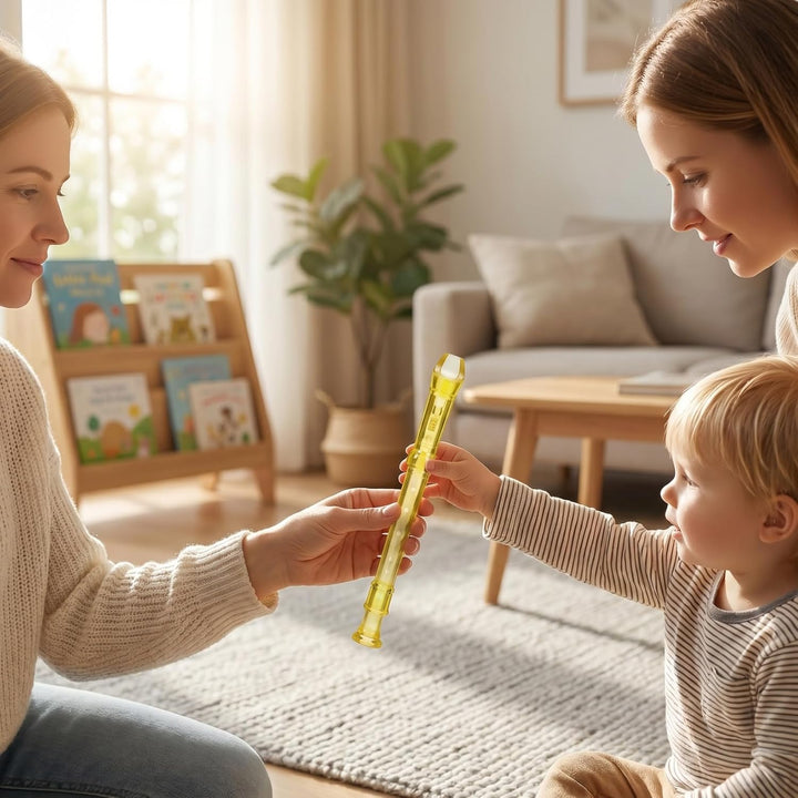 Toyvian Mini Klarinette 8 Stück Kunststoff Flöten 6 Loch Recorder Musikinstrument Für Kinder Anfänge