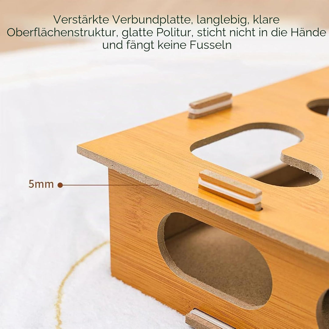 8 Stück Katzenkratzpuzzle Anreicherungsbox,Beschäftigungsbox Krallenfeile Katzen,Interaktives katzen