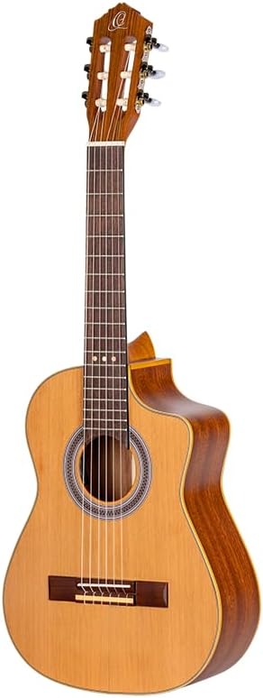 Ortega Guitars Konzertgitarre elektro-akustisch - Requinto Series - deep body - inklusive Gigbag - M