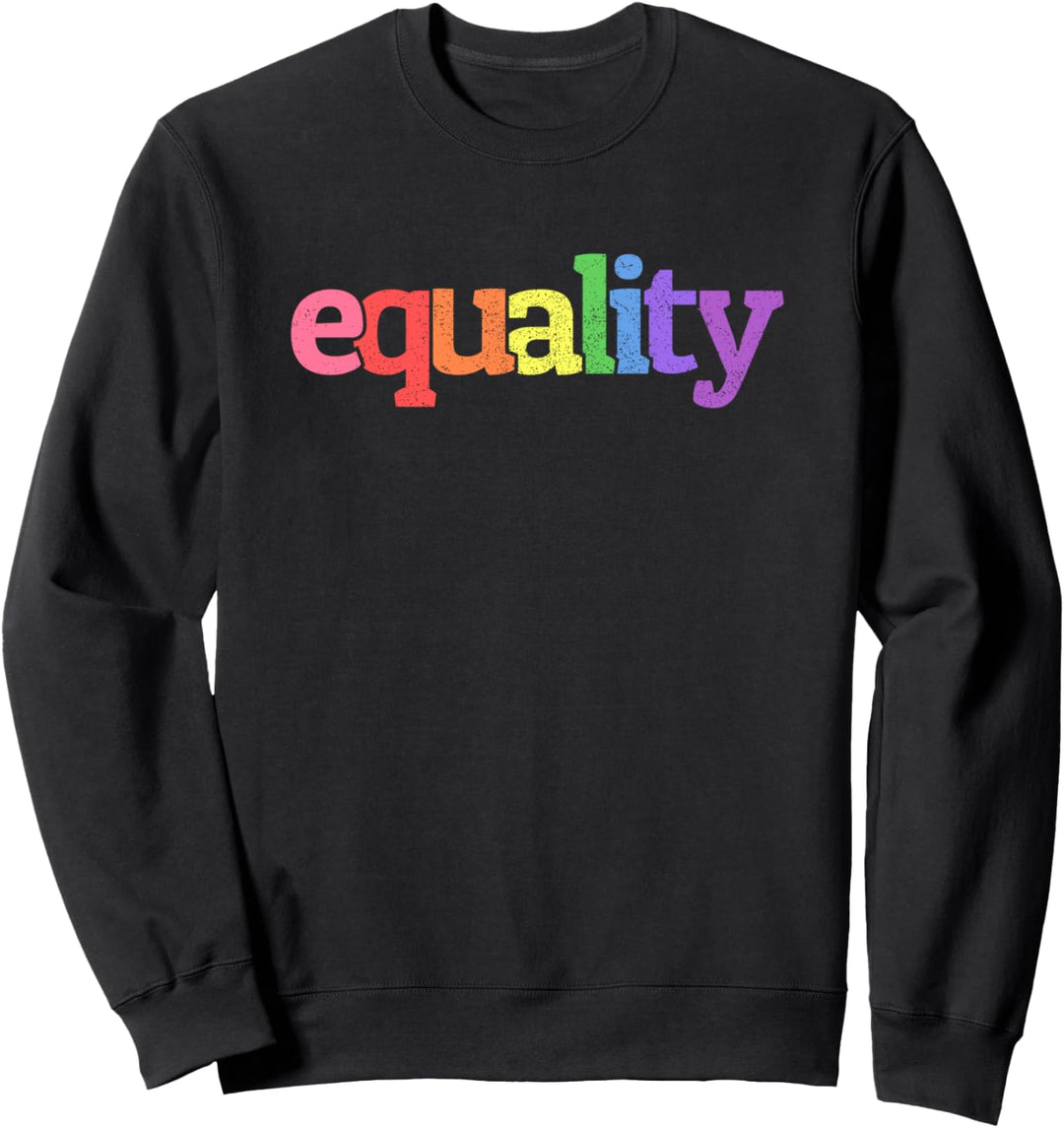 Gleichberechtigung - LGBT LGBTQ Gay Pride Distressed Sweatshirt