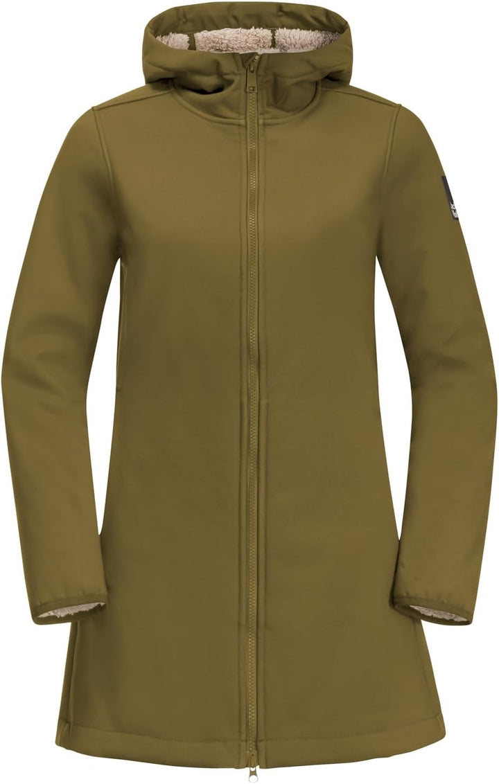 Jack Wolfskin Damen Windland Coat W Softshellmantel S cottage, S cottage