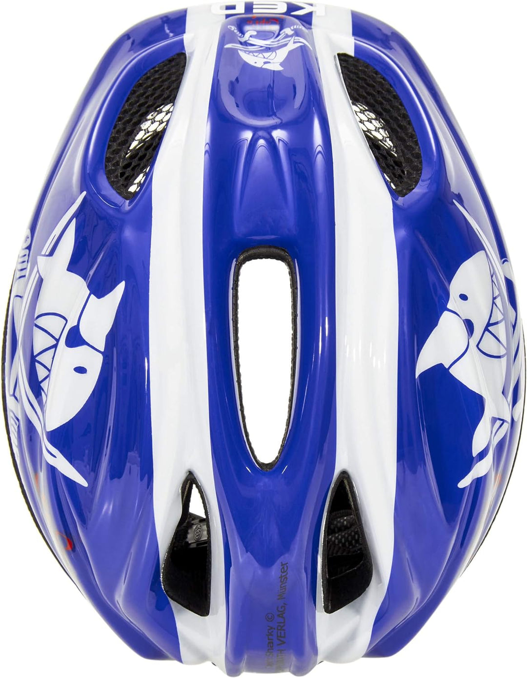 KED Kinder Meggy Originals Fahrradhelm, Die Maus, S/M (49-53cm) 46-51 cm sharky blue, 46-51 cm shark