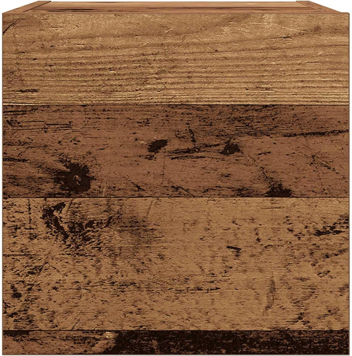 vidaXL TV-Schränk Altholz 30,5 x 30 x 30 cm Holzwerkstoff, Moderner Medienstand, rechteckiges Lowboa