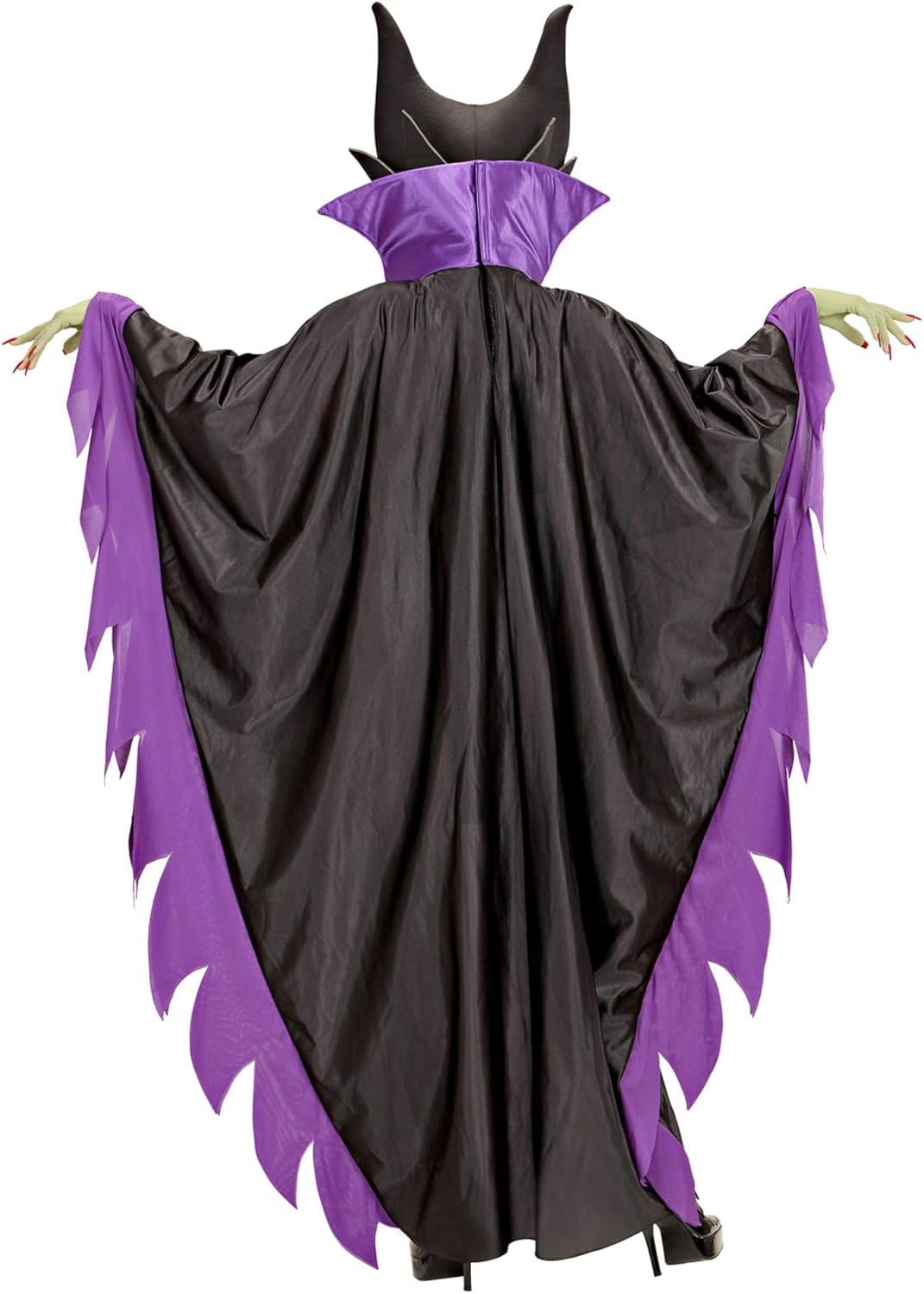 "MALEFIZIA" (dress with stand-up collar, hat) - (L), L