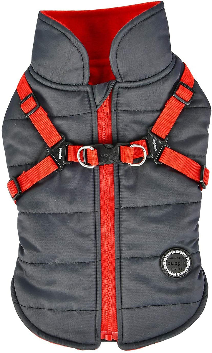 Puppia Authentische Winterweste, Mountaineer II, Medium, grün Grau M, Grau M