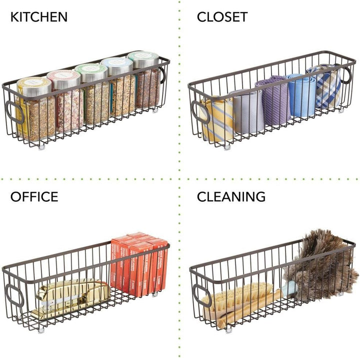 mDesign Bad Aufbewahrung – Badezimmer Organizer für die Aufbewahrung von Make-up und anderen Badarti