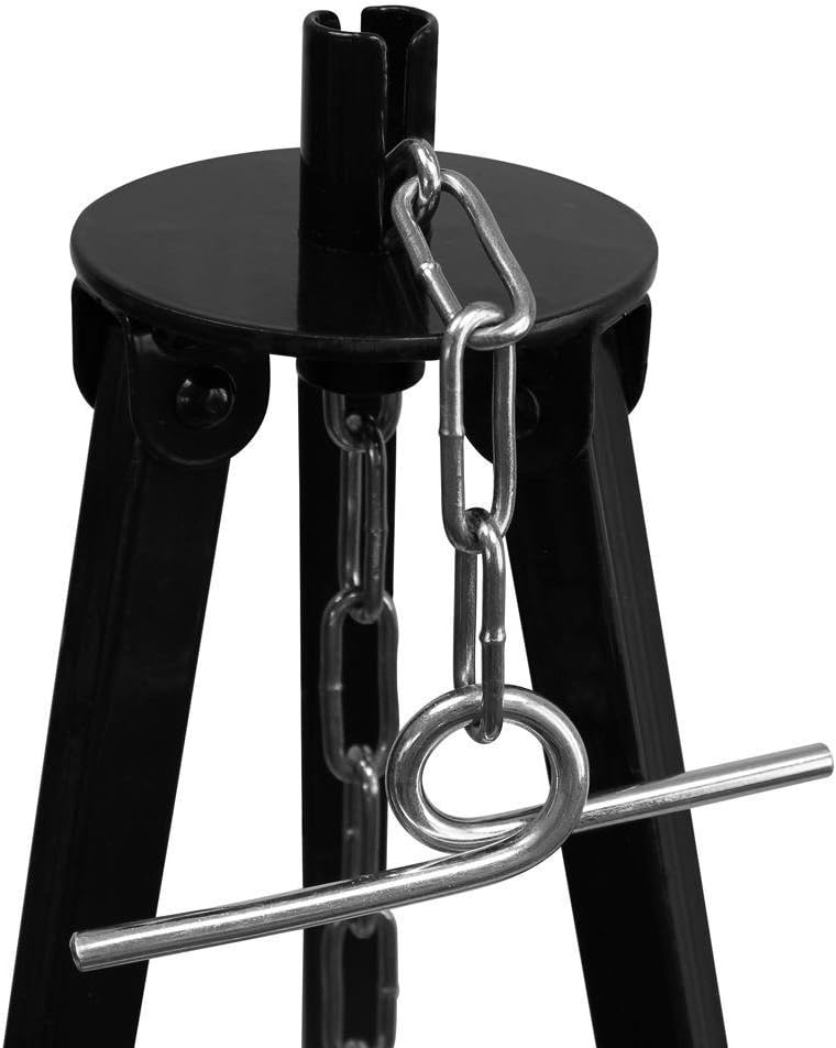 Gulaschkessel Gulaschtopf Set 22 Liter emailliert mit Deckel und Teleskop Dreibein 180 cm durch Kett