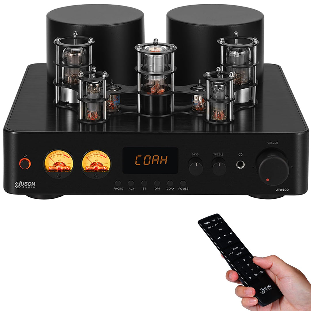 Juson Audio JTA100 200W Vakuum röhrenverstärker Integrierter Hybrid Mit BT 5.0 Optisch AUX RCA Phono